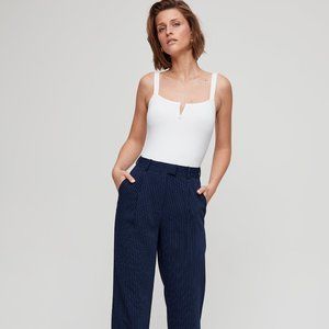 Aritzia, Babaton Wide Leg Pinstripe Trousers